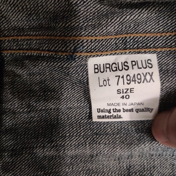 Burgus Plus Type 2 Selvedge Denim Jacket size 40 (M) - Picture 4 of 10